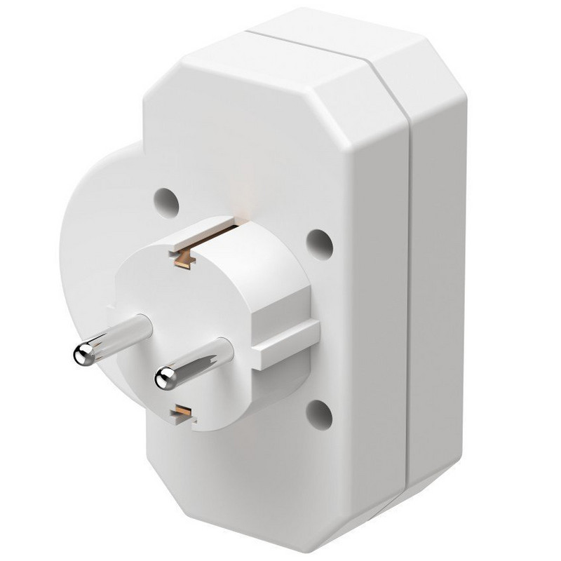 Europsko uzemljenje 1 do 3 EU Schuko Adapter utičnice Njemačka Francuska Zidna produžna utičnica Pretvarač utičnica s prekidačem 16A