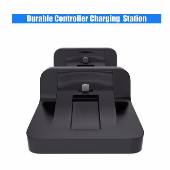 για PlayStation 4 Ασύρματα χειριστήρια PS4 USB Βάση βάσης γρήγορης φόρτισης 2 σε 1 Mini Dual Console Charging Dock Station