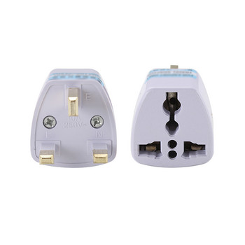 0-250V 10A 1000W UK To EU Euro Portable Outdoors Travel Adapter Wall Pocket Converter UK Pakistan Malaysia Maldives Plug Power