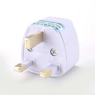 0-250V 10A 1000W UK uz ES Euro Portable Outdoors Travel Wall Adapter Converter Socket UK Pakistāna Malaizija Maldīvija Strāvas spraudnis