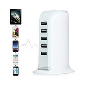 Priză de alimentare Încărcător USB cu 5 porturi Stație de încărcare multi USB Dock Telefon mobil universal Desktop Wall Home Conexiune EU/UK/AU/US