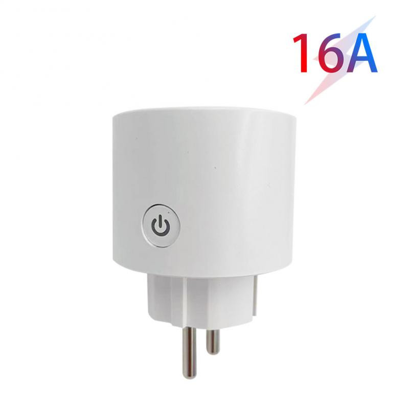 Bezvadu tālvadības ligzdas taimeris Tuya Wifi 20a 16a Eu Plug Balss vadība Viedās ligzdas Atbalsta Alexa Google Home Eu Plug Smart Life