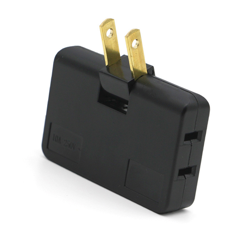 180° rotirajući američki standardni utikač 1 ulaz 3 izlaza Univerzalni praktičan putni adapter Punjač za telefon SAD Kanada Kolumbija Meksiko