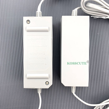 Стенен захранващ адаптер за променлив ток в САЩ/ЕС Кабел за зарядно устройство Адаптер за захранване на конзолата Кабел за зарядно устройство Кабел за Nintendo Wii A/C адаптер Базова станция