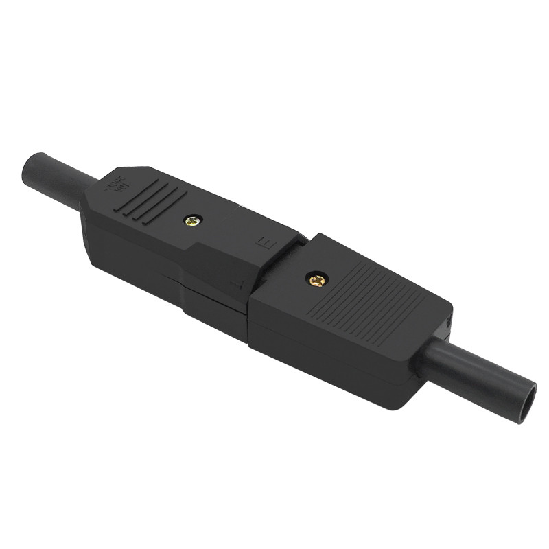 10A 250V crni IEC C13 C14 ženski i muški utikač Ponovni konektor napajanja 3-pinska izmjenična utičnica