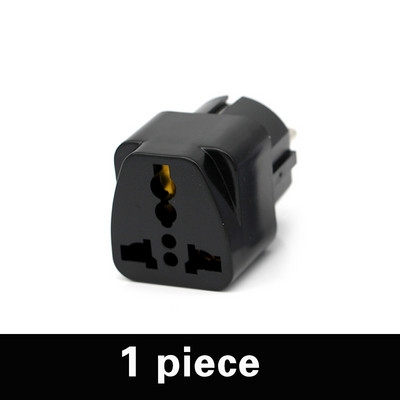Välismaal reisimiseks ja koduks valge must adapter elektripistik ELi Euroopa pistikupesa muundurile sobib Itaalia Prantsusmaa Hispaania Venemaa jne.