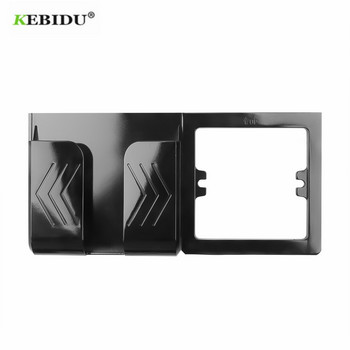 KEBIDU Διπλή υποδοχή ρεύματος USB Προσαρμογέας οικιακού φορτιστή τοίχου με πρίζα ΕΕ 2 θύρες Πρίζα USB Φορτιστής ρεύματος για φόρτιση τηλεφώνου
