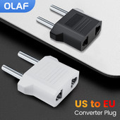 Olaf 1-10 buc 4.8/4.0mm Adaptor de priză din SUA la UE UE SUA la Euro KR BR Brazilia Convertor de priză Adaptor de alimentare de călătorie american Priză