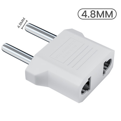 Olaf 1-10 buc 4.8/4.0mm Adaptor de priză din SUA la UE UE SUA la Euro KR BR Brazilia Convertor de priză Adaptor de alimentare de călătorie american Priză