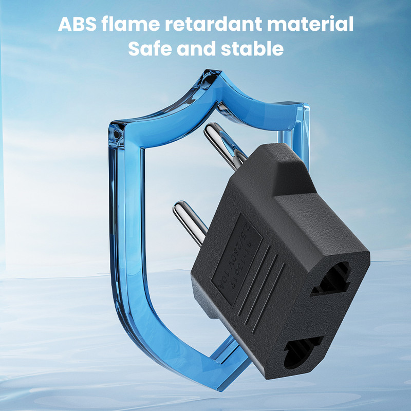 Olaf 1-10 buc 4.8/4.0mm Adaptor de priză din SUA la UE UE SUA la Euro KR BR Brazilia Convertor de priză Adaptor de alimentare de călătorie american Priză