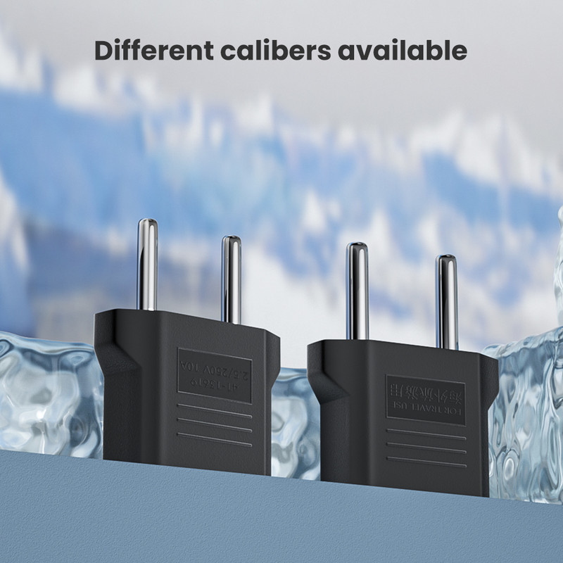 Olaf 1-10 buc 4.8/4.0mm Adaptor de priză din SUA la UE UE SUA la Euro KR BR Brazilia Convertor de priză Adaptor de alimentare de călătorie american Priză