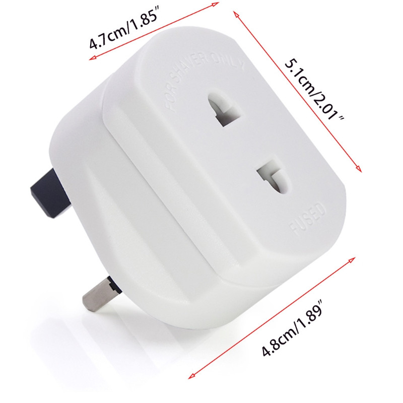 Universalus EU 2 kontaktas JK 3 kontaktų kištukas kintamosios srovės adapteris Kelioninis keitiklis Standartinis įvesties kištukas 1A saugiklis