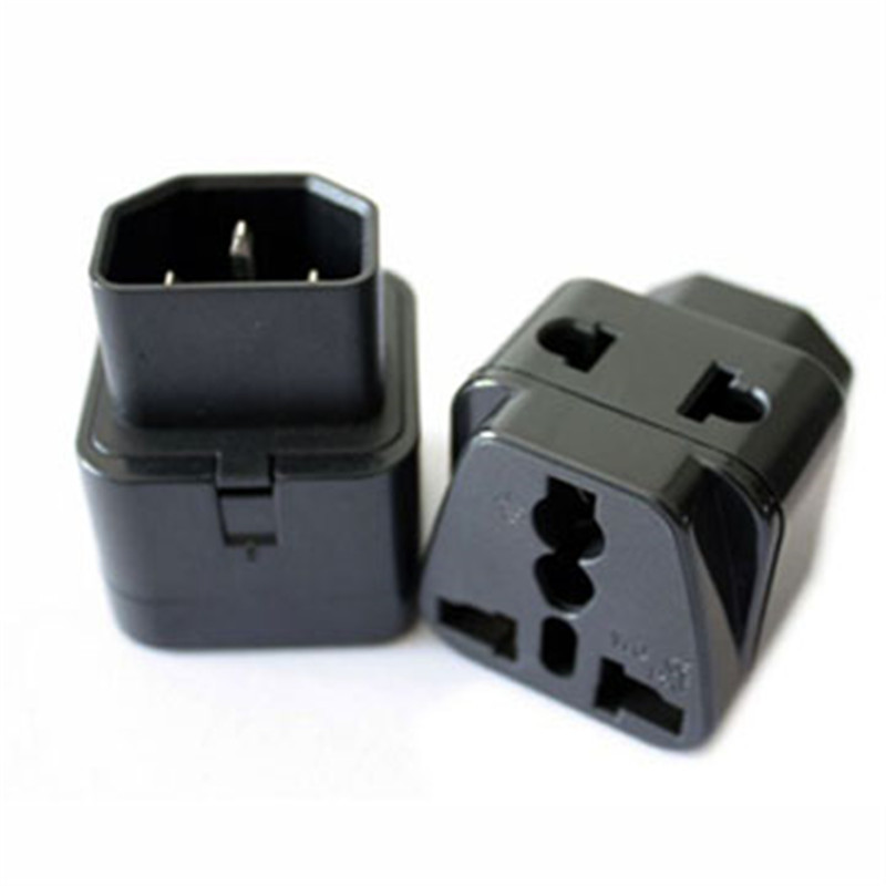 2 u 1 IEC 320 C14 muški na C13 ženski adapter napajanja PDU/UPS C13 Univerzalni ženski AU/US/UK/EU posebni utikač za pretvorbu