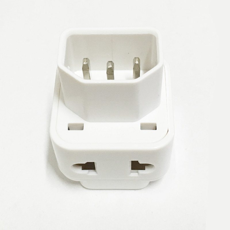 2 u 1 IEC 320 C14 muški na C13 ženski adapter napajanja PDU/UPS C13 Univerzalni ženski AU/US/UK/EU posebni utikač za pretvorbu