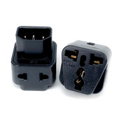 1 PC IEC 320 C14 kištukas maitinimo adapteris PDU/UPS universalus kištukas AU/US/UK/ES maitinimo adapterio kištuko keitiklio lizdas