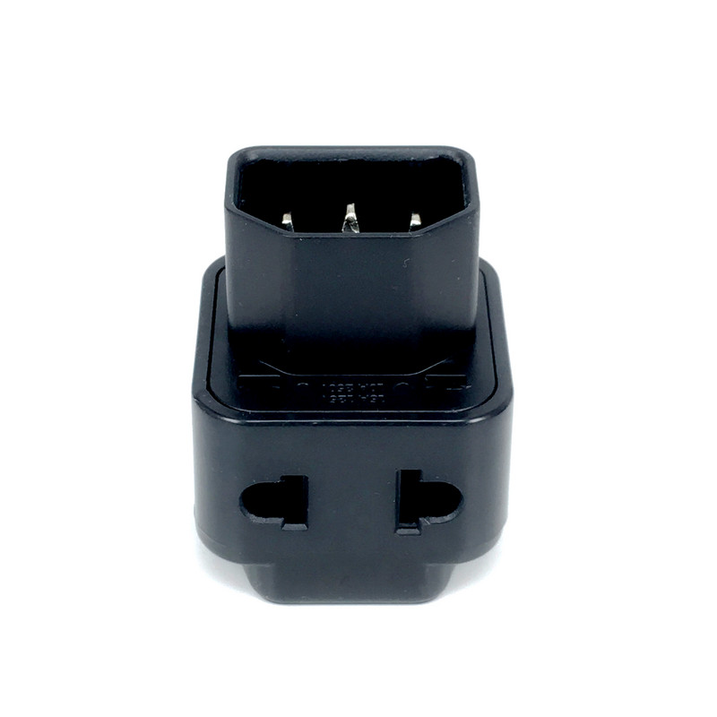 1 PC IEC 320 C14 kištukas maitinimo adapteris PDU/UPS universalus kištukas AU/US/UK/ES maitinimo adapterio kištuko keitiklio lizdas