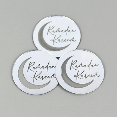 5/10 komada Eid Mubarak akrilni nadjev za kolače Zlatni Ramadan Kareem pokrivač za torte Islamski muslimanski festival Party Cake DIY ukrasi