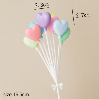 3/5/8 buc colecție de baloane de culoare roz albastru pentru decorarea petrecerilor desert Cadouri minunate pentru ziua de naștere steaguri tort de nuntă