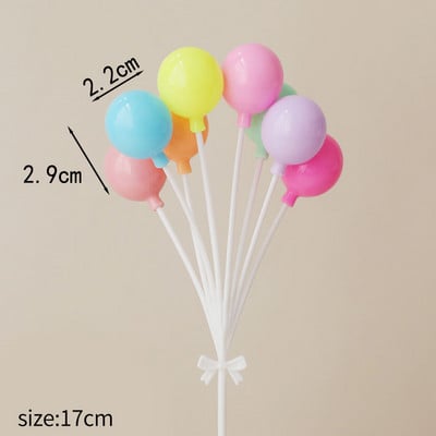 3/5/8 buc colecție de baloane de culoare roz albastru pentru decorarea petrecerilor desert Cadouri minunate pentru ziua de naștere steaguri tort de nuntă