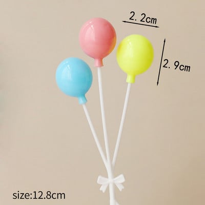 3/5/8 buc colecție de baloane de culoare roz albastru pentru decorarea petrecerilor desert Cadouri minunate pentru ziua de naștere steaguri tort de nuntă