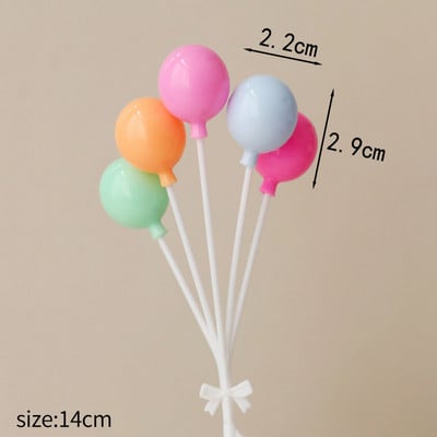 3/5/8 buc colecție de baloane de culoare roz albastru pentru decorarea petrecerilor desert Cadouri minunate pentru ziua de naștere steaguri tort de nuntă