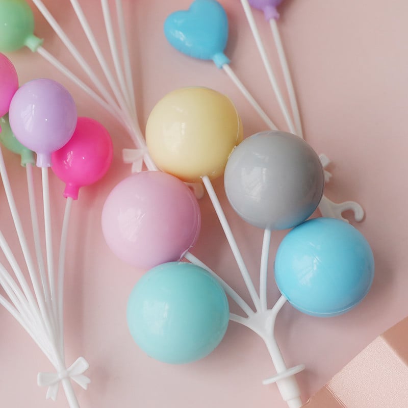 3/5/8 buc colecție de baloane de culoare roz albastru pentru decorarea petrecerilor desert Cadouri minunate pentru ziua de naștere steaguri tort de nuntă