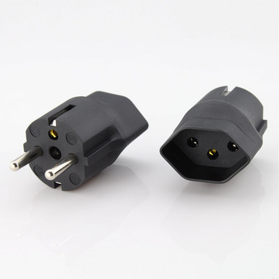 3Pin Swiss to European Plug adapter Ηλεκτρική πρίζα Προσαρμογέας ταξιδιού enchufe EU Plug to Switzerland Socket