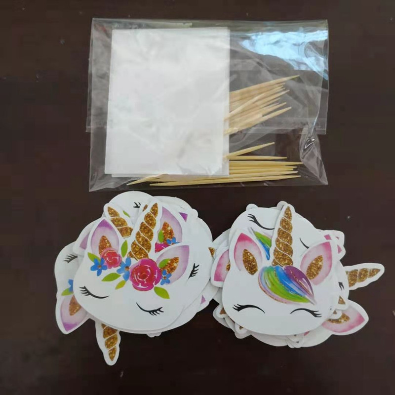 1 rinkinys vienaragių tortų tvarsčių, skirtų vaikų gimtadienio vakarėliui, tortų papuošimai kūdikių vakarėliui torto vėliavėlės gimtadienio vakarėlio reikmenys