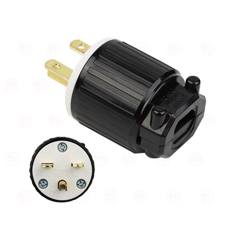 Američki industrijski konektor American Nema 6-15P muški utikač 6-15R ženska utičnica konektor za samostalno ožičenje za kabel za napajanje 15A 250V