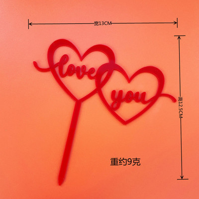 Nova zlatna ljubavna prevlaka za vjenčanu tortu Zlatna akrilna prevlaka za tortu u obliku srca za godišnjicu, vjenčanje, rođendan, ukrasi za tortu