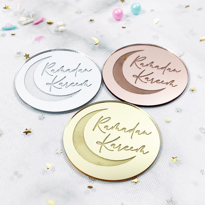 10db szett arany ezüst akril tükör Boldog születésnapot Cupcake Top Cupcakes Kártyabetét Zászló tortadíszek születésnapi partira