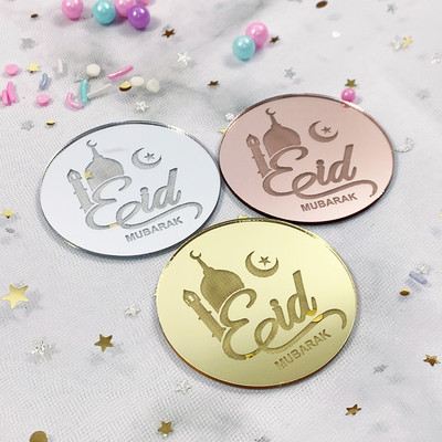 10db szett arany ezüst akril tükör Boldog születésnapot Cupcake Top Cupcakes Kártyabetét Zászló tortadíszek születésnapi partira