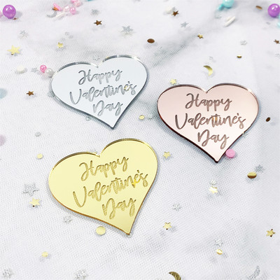 10db szett arany ezüst akril tükör Boldog születésnapot Cupcake Top Cupcakes Kártyabetét Zászló tortadíszek születésnapi partira