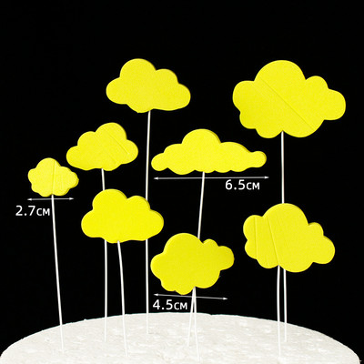 Lennukiteemaline koogikaunistus Multifilm Pilved Lennuk Poisid Palju õnne sünnipäevaks Tassikoogi topper beebipeo küpsetuskaunistused