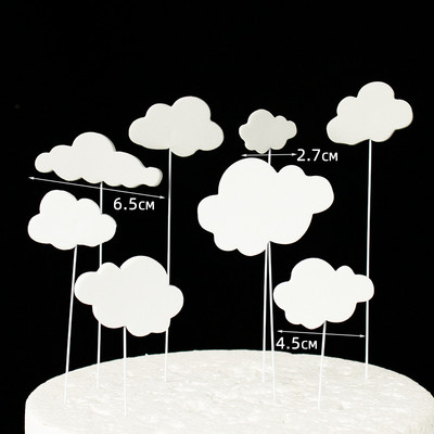 Lennukiteemaline koogikaunistus Multifilm Pilved Lennuk Poisid Palju õnne sünnipäevaks Tassikoogi topper beebipeo küpsetuskaunistused