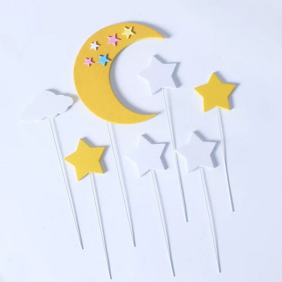 Lennukiteemaline koogikaunistus Multifilm Pilved Lennuk Poisid Palju õnne sünnipäevaks Tassikoogi topper beebipeo küpsetuskaunistused