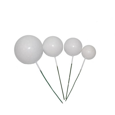 4 tk 2-4cm kuldroosad plastikust palliga koogikatted Värvilised koogipealsed beebiõhtu jaoks sünnipäevapeo tarvikud koogikaunistusteks