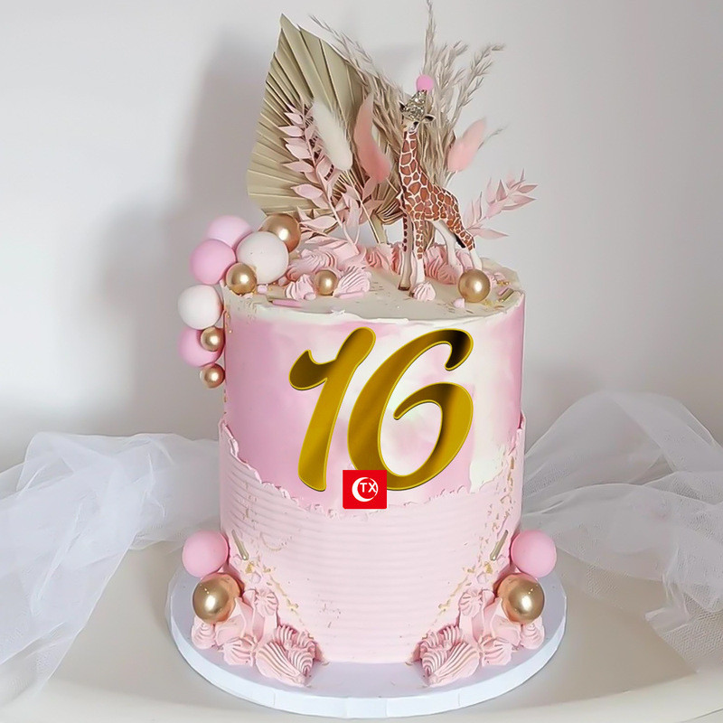1 Σετ 0-9 Numbers Happy Birthday Cake Topper Χρυσό ασημί ακρυλικό κάλυμμα γαμήλιου πάρτι Cupcake για Παιδικά Διακοσμητικά κέικ γενεθλίων