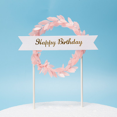 Lovely Baby Deer Születésnapi Party Lány Torta Topper Erdei Téma Gyerekparti Boldog Kellékek Desszert Díszítő Állat