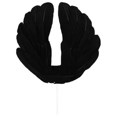 1db aranyos angyalszárny tollas tortafedő baba zuhanyozó gyerekeknek születésnapi parti dekorációs kellékek esküvői desszert torta dekorációs eszközök