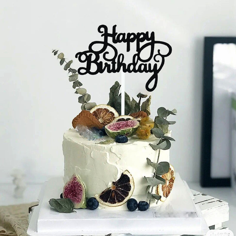 10db Glitter Boldog Születésnapot Letter Tortafedő Sparkle Paper Cupcake Topper Gyerekek Születésnapi Party Baby Shower Desszert Dekor