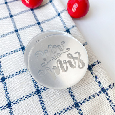 10 vnt. su gimtadieniu torto viršelis Valentino Motinos dienai akrilinis 3D apskritimas torto viršelis, skirtas vestuvių vakarėliui papuošti