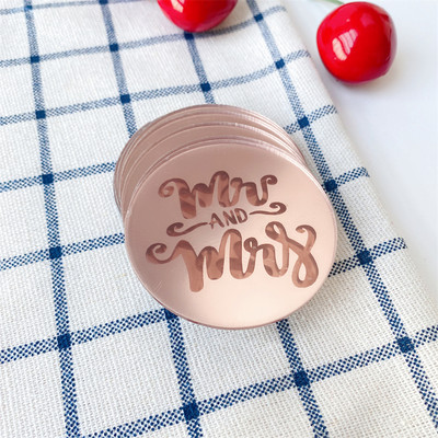 10 vnt. su gimtadieniu torto viršelis Valentino Motinos dienai akrilinis 3D apskritimas torto viršelis, skirtas vestuvių vakarėliui papuošti