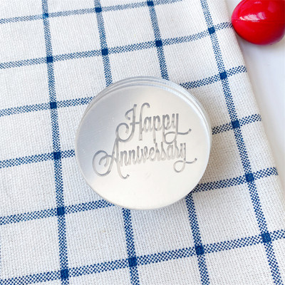 10 vnt. su gimtadieniu torto viršelis Valentino Motinos dienai akrilinis 3D apskritimas torto viršelis, skirtas vestuvių vakarėliui papuošti