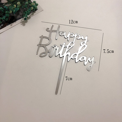 1Set sa zlatnim leptirom Ukras za tortu Sretan rođendan Djevojka Vjenčanje Nevjesta Deserti za kolače Dekoracije za tuširanje djeteta Pokloni