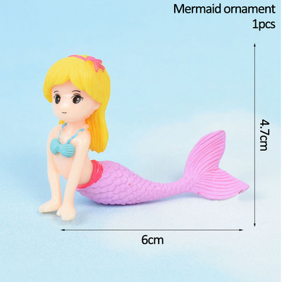 1 kom akrilne čestitke za umetanje sretne rođendanske torte Morska sirena Morska zvijezda Pismo navlake za tortu Rođendanska zabava Pecite ukrase