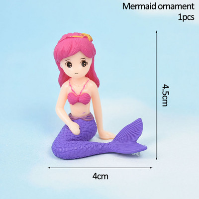 1 kom akrilne čestitke za umetanje sretne rođendanske torte Morska sirena Morska zvijezda Pismo navlake za tortu Rođendanska zabava Pecite ukrase