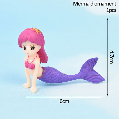 1 kom akrilne čestitke za umetanje sretne rođendanske torte Morska sirena Morska zvijezda Pismo navlake za tortu Rođendanska zabava Pecite ukrase