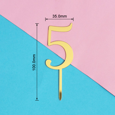 PACHET de 10 bucăți Mini numărul de aniversare pentru tort pentru aniversare, acrilic, pentru decorarea tortului, pentru petrecerea de aniversare.