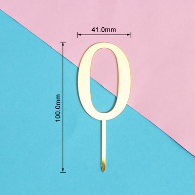 PACHET de 10 bucăți Mini numărul de aniversare pentru tort pentru aniversare, acrilic, pentru decorarea tortului, pentru petrecerea de aniversare.